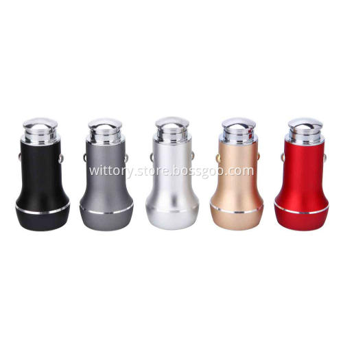 Aluminum alloy Series Black  Car Charger